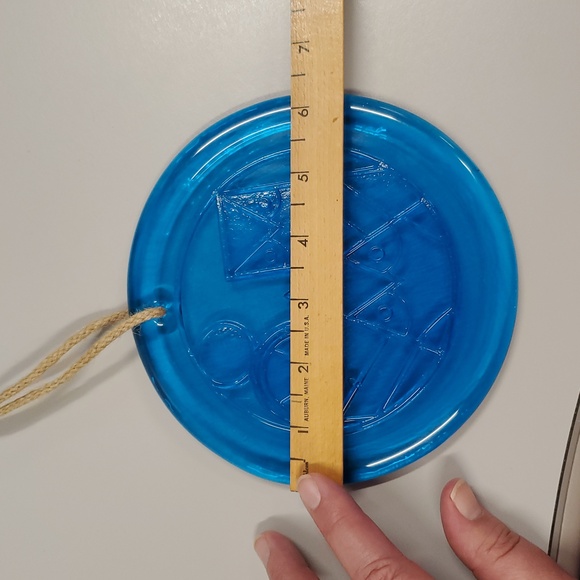 ⭐️ Blenko Owl Family Suncatcher 6" Blue 2024 - Picture 10 of 11